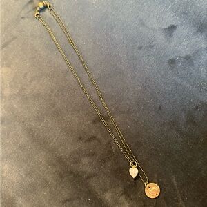 Katia Designs Black Boho Necklace with Charms can be Worn Multiple Ways